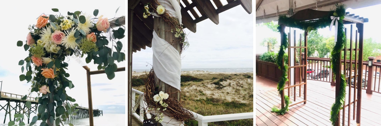 Flower arbor, arches, and more